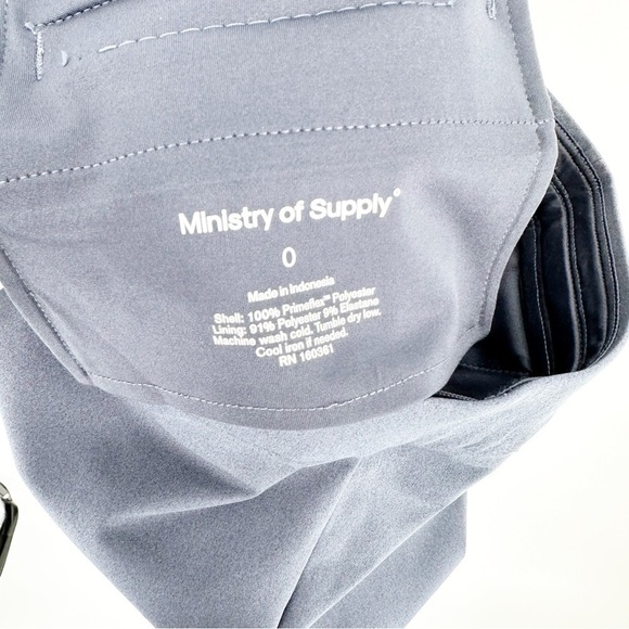 NWT Ministry of Supply Women's Kinetic Pull On Pant Navy 0 - Picture 6 of 6